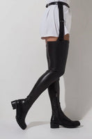 Surgical-Belted Black 4-WAY Stretch
Thigh High Chap Boot