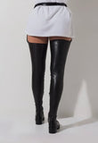 Surgical-Belted Black 4-WAY Stretch
Thigh High Chap Boot