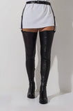 Surgical-Belted Black 4-WAY Stretch
Thigh High Chap Boot