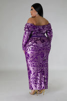 Great Love Bodysuit Skirt Set+ Purple