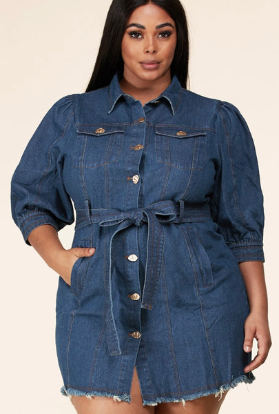 Denim Mini Dress