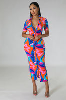 Vibrant Paradise Dress